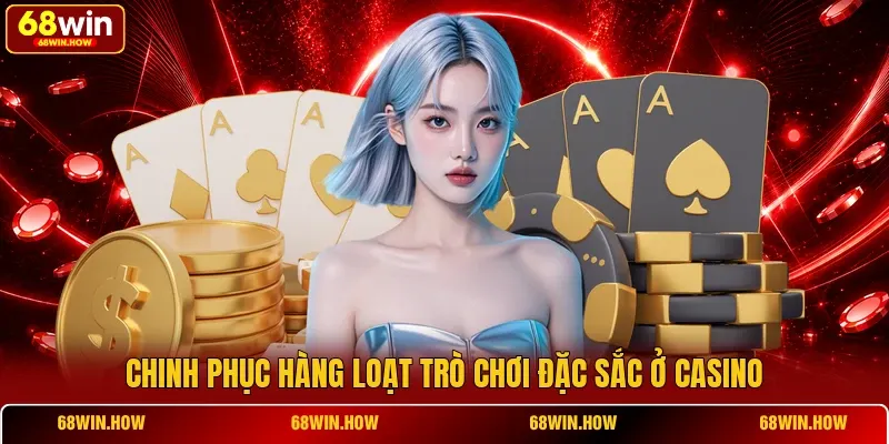 Chinh phục hàng loạt trò chơi đặc sắc ở Casino